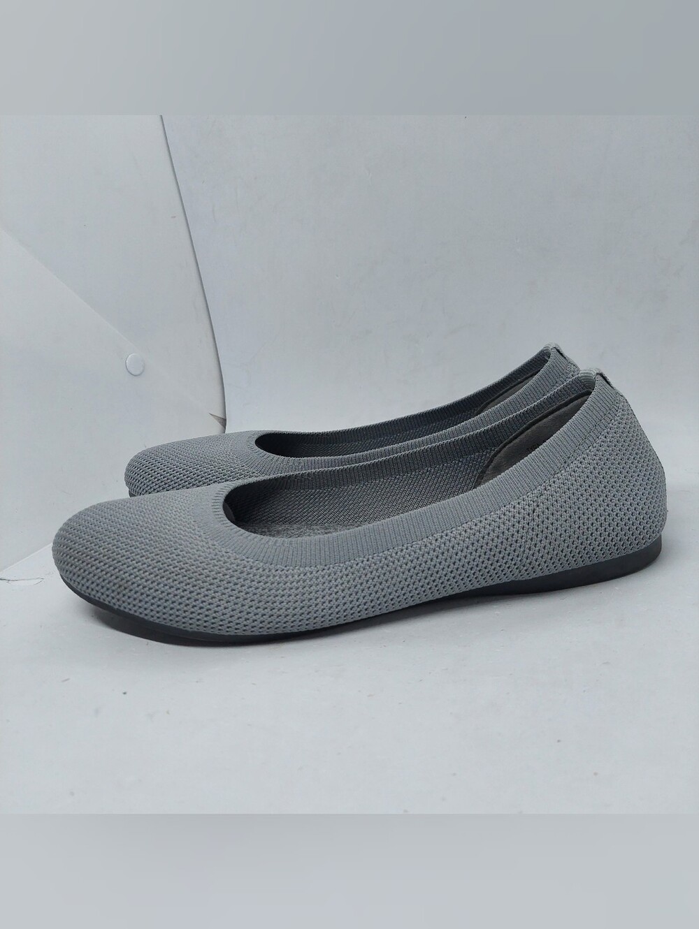 CUSHIONAIRE Tyra Knit Ballet Flats Memory Foam Casual Shoes Womens Size 8.5